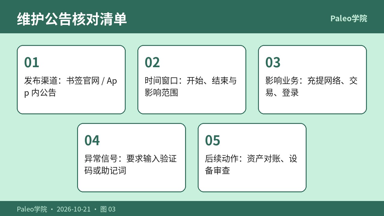 维护公告与假补偿链接核对要点
