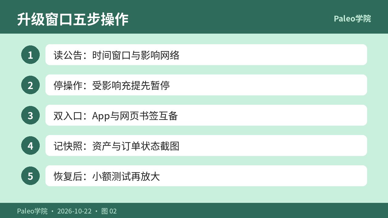 升级窗口五步操作顺序